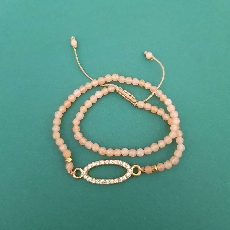 دستبند زنانه مدل دورج طرح دایره