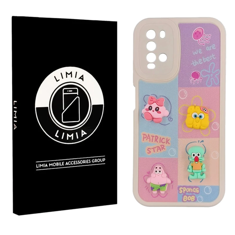 کاور لیمیا مدل فانتزی لنزدار ژله ای طرح عروسکی برجسته مناسب برای گوشی موبایل شیائومی Redmi Poco M3