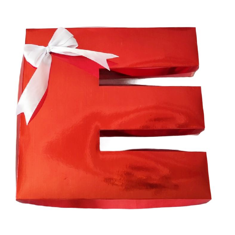 جعبه هدیه مدل حروف انگلیسی حرف E