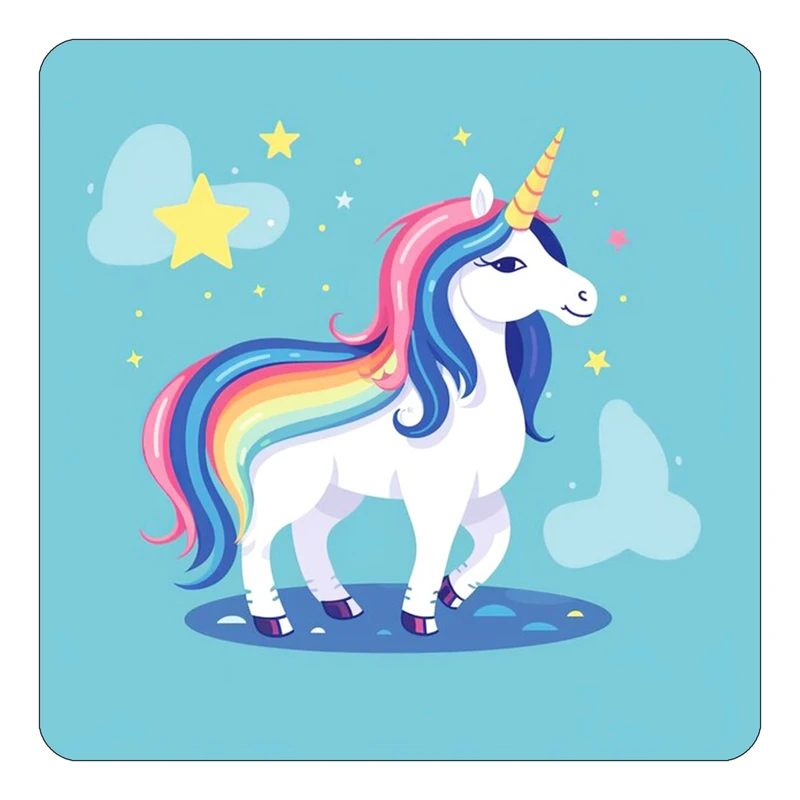 مگنت کاکتی طرح اسب تک شاخ و یونیکورن مدل mp31148