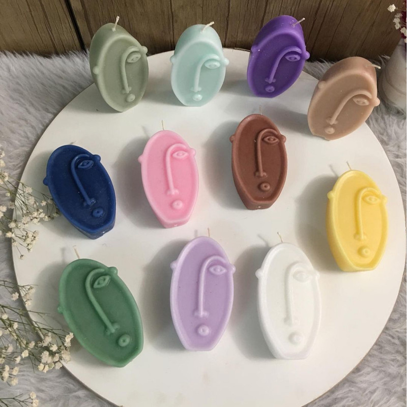 قالب شمع مدل کوبیسم