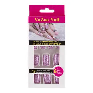 ناخن مصنوعی یازو مدل H 04 بسته 12 عددی