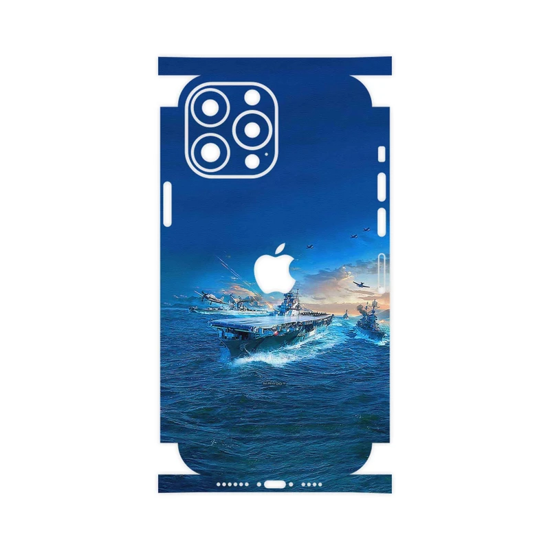 برچسب پوششی ماهوت مدل Warship-FullSkin مناسب برای گوشی موبایل اپل iPhone 13 Pro Max