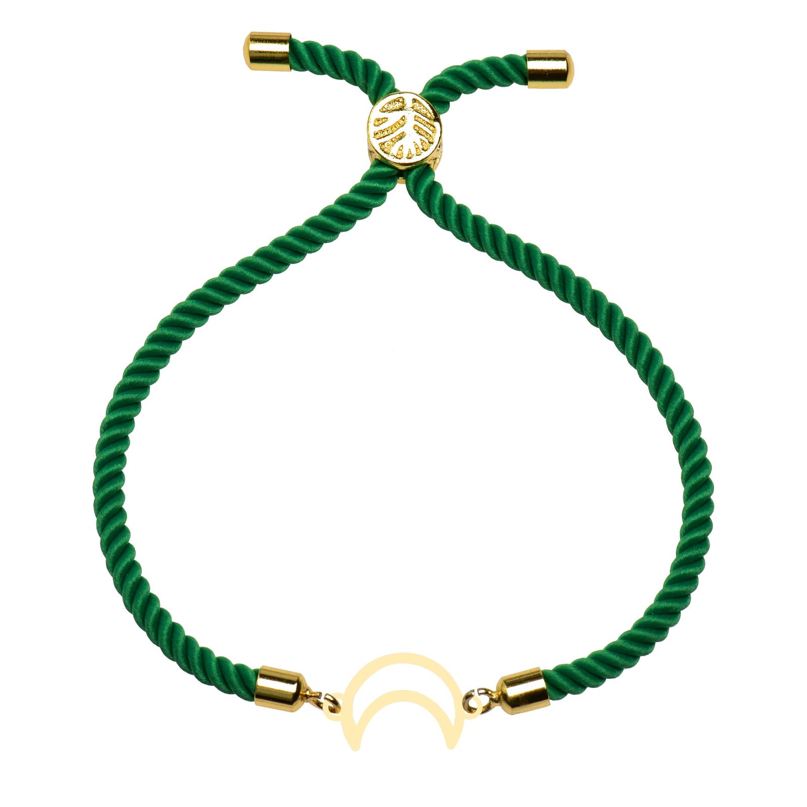 دستبند طلا 18 عیار زنانه کرابو طرح ماه مدل Kr102206 -  - 1