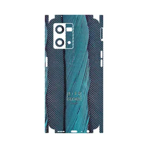 MAHOOT Turquoise feathers-FullSkin Cover Sticker for Oppo Reno 8 4G