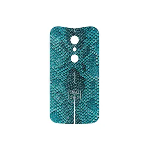 MAHOOT Blue Snake Skin Cover Sticker for Motorola Moto G 2nd gen