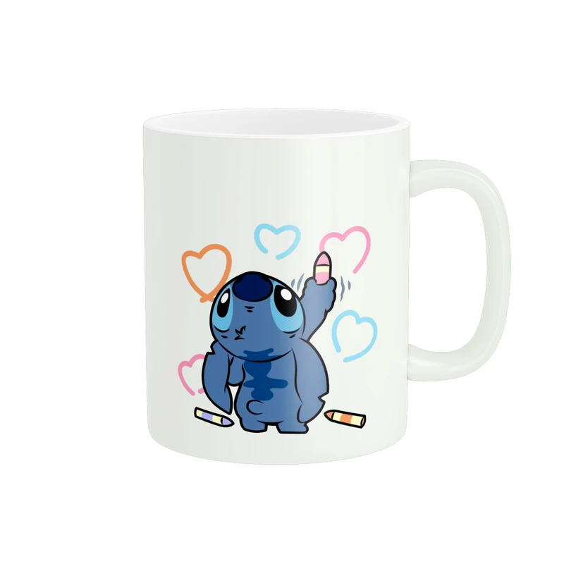 ماگ پادآفرین مدل کارتون استیچ و لیلو Stitch کد PM3760