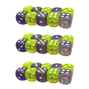 تاس بازی مدل شفاف کد RNDMDICE-037 بسته 30 عددی
