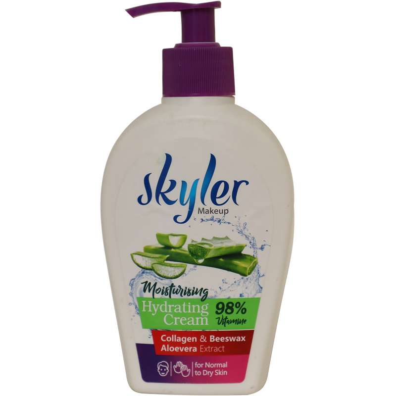 کرم مرطوب کننده دست و صورت اسکایلر مدل Aloevera حجم 250 میلی لیتر کرم مرطوب کننده دست و صورت اسکایلر مدل Aloevera حجم 250 میلی لیتر