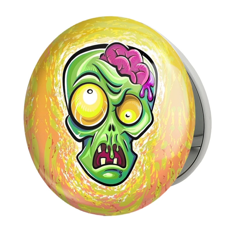 آینه جیبی خندالو طرح زامبی مدل تاشو کد 1502 