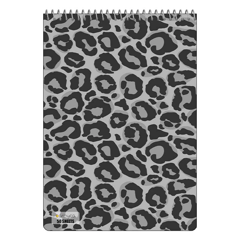 دفتر نقاشی 50 برگ سیمی کارنیکا طرح پترن پوست Animal Pattern کد 55101