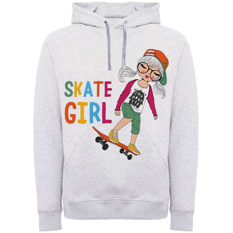 هودی زنانه مدل دختر اسکیتی کد A5