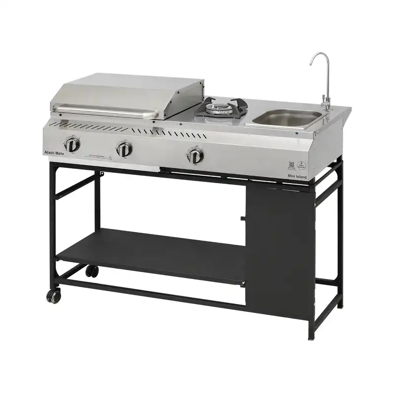 باربیکیو آتش‌ مهر مدل مینی آیلند 102