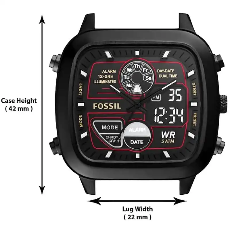 ساعت مچی دیجیتال فسیل مدل FS5891