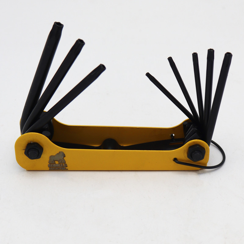 آچار آلن ستاره ای مدل گوریلا کد YPZ-SD08 مجموعه 8 عددی