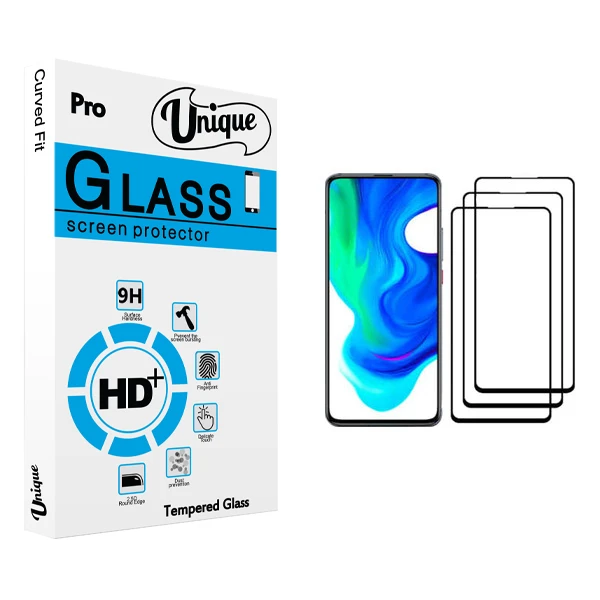 محافظ صفحه نمایش یونیک مدل ULTRA مناسب برای گوشی موبایل شیائومی Poco X3 NFC بسته 3 عددی