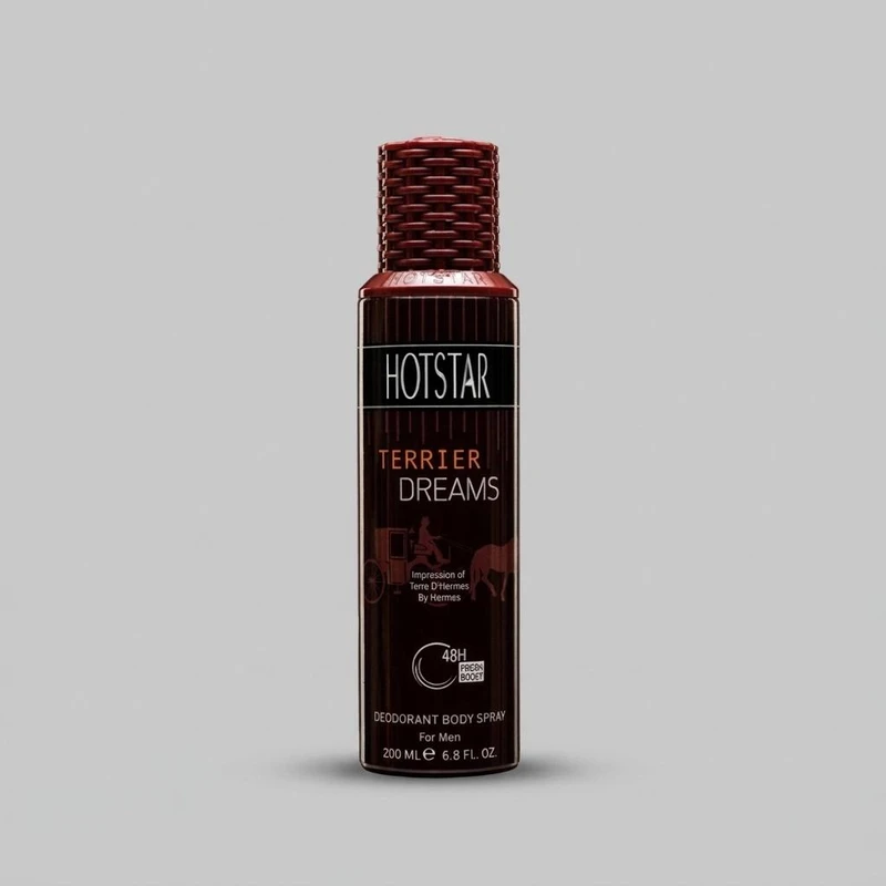 اسپری دئودورانت مردانه هات استار مدل Terrier Dream حجم 200 میلی لیتر