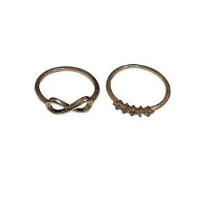 انگشتر زنانه آی ام مدل بینهایت مجموعه 2 عددی