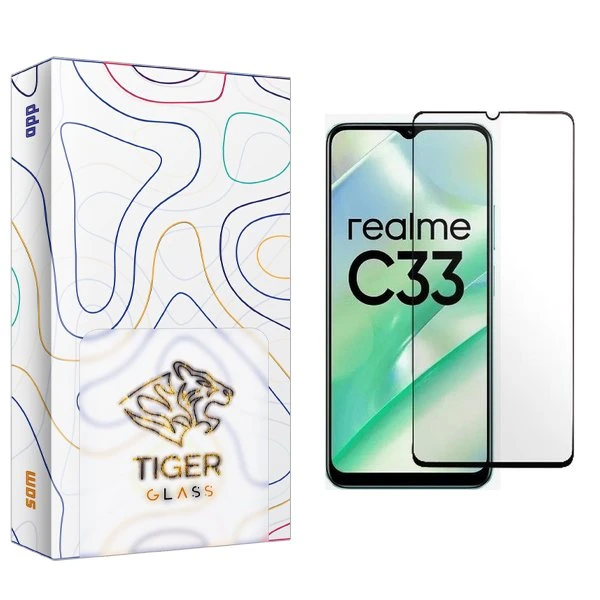محافظ صفحه نمایش شیشه ای تایگر گلس مدل APL2 مناسب برای گوشی موبایل ریلمی C33
