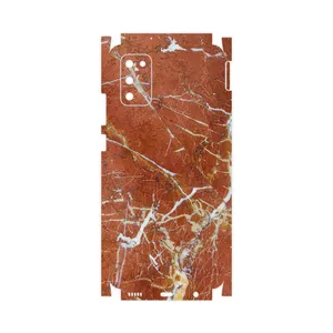 MAHOOT Red Marble-FullSkin Cover Sticker for Samsung Galaxy M02s