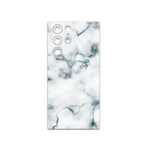 MAHOOT Blanco-Smoke-Marble Cover Sticker for Samsung Galaxy S22 Ultra 5G