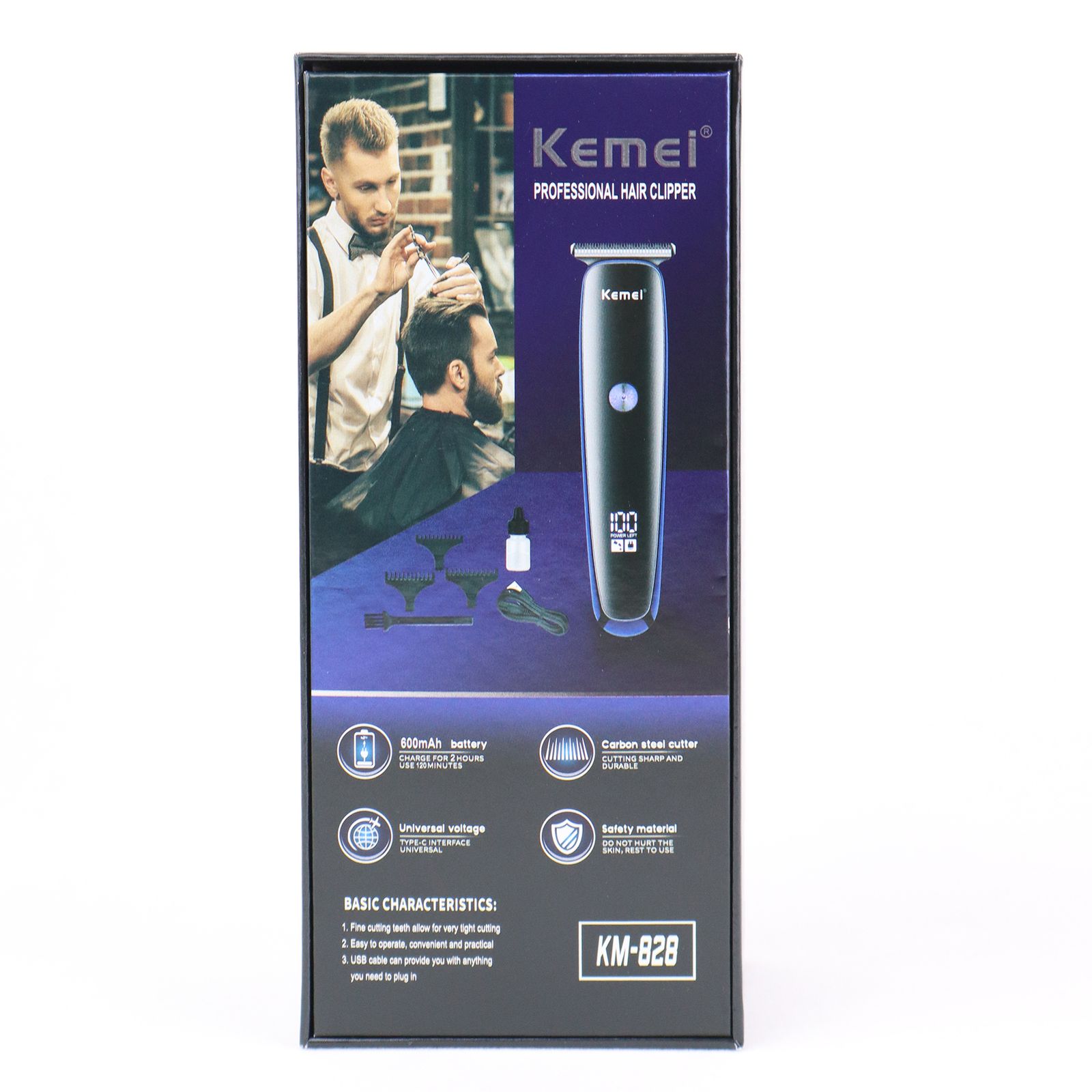 ماشین اصلاح موی صورت شارژی کیمی مدل KM-828 -  - 7