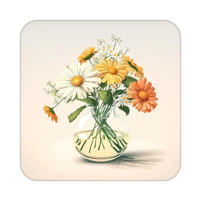 زیر لیوانی کاکتی طرح گل مدل mp18863