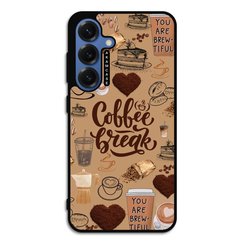کاور آکام مدل AMC-WSGS25-COFFEE-18 مناسب برای گوشی موبایل سامسونگ Galaxy S25