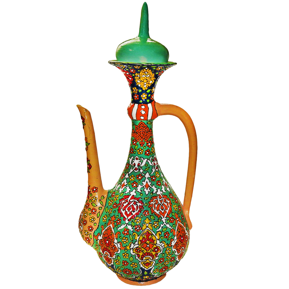 گلاب پاش میناکاری سفالی مدل g560