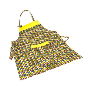 پیشبند چاپی 72 × 60 رزین تاژ طرح خالدار رنگی