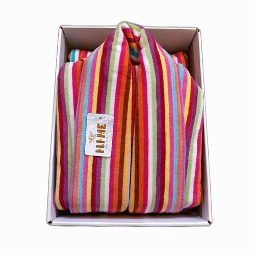 حوله پالتویی آلامع طرح راه راه الوان کد 3050 سایز 125