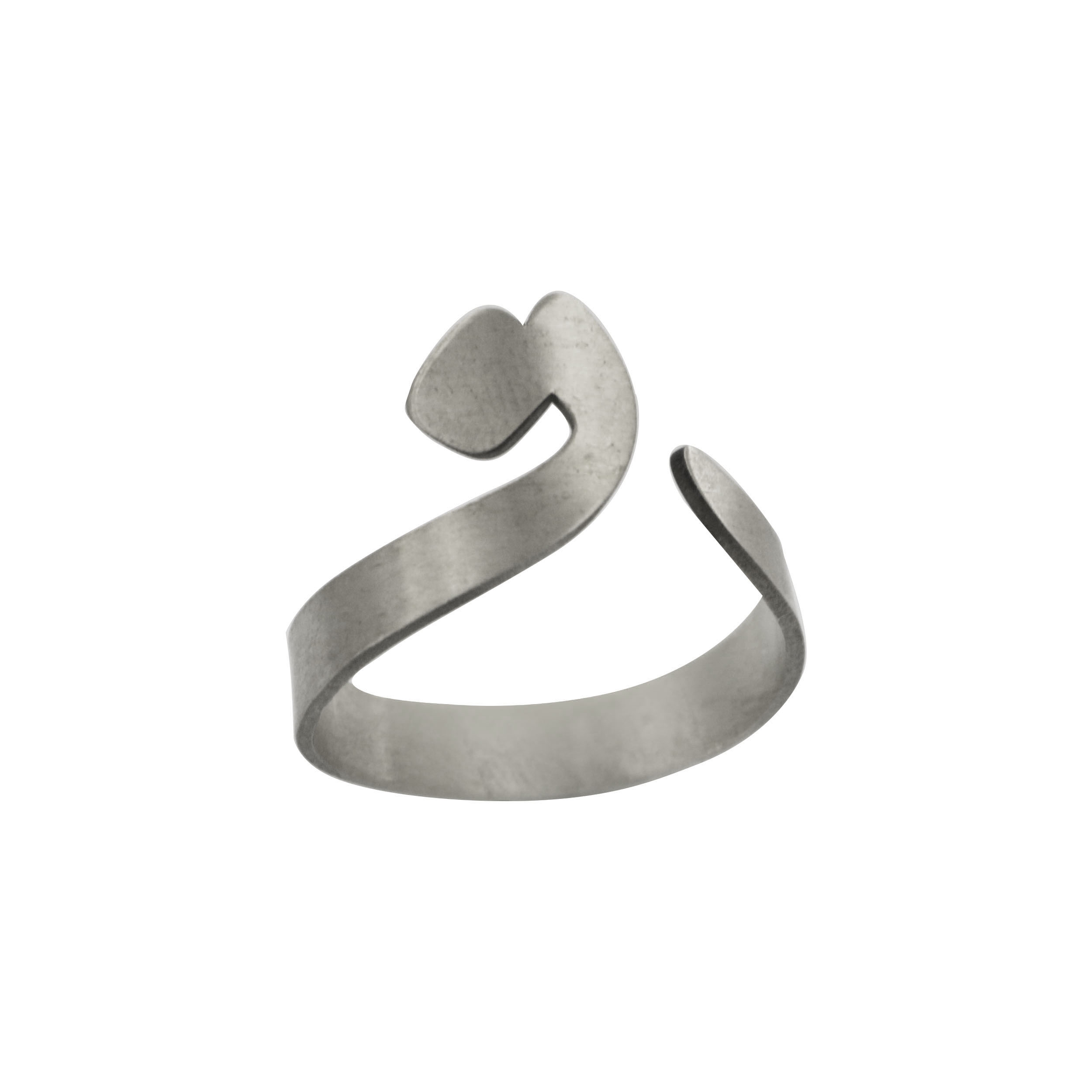 انگشتر نقره زنانه دلی جم طرح ن کد D 586