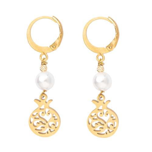 گوشواره طلا 18 عیار زنانه مدل sorin 07