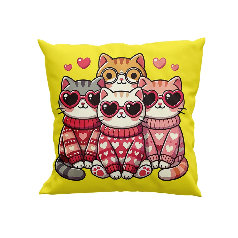 کوسن پاد آفرین مدل گربه ها کد DKK1037