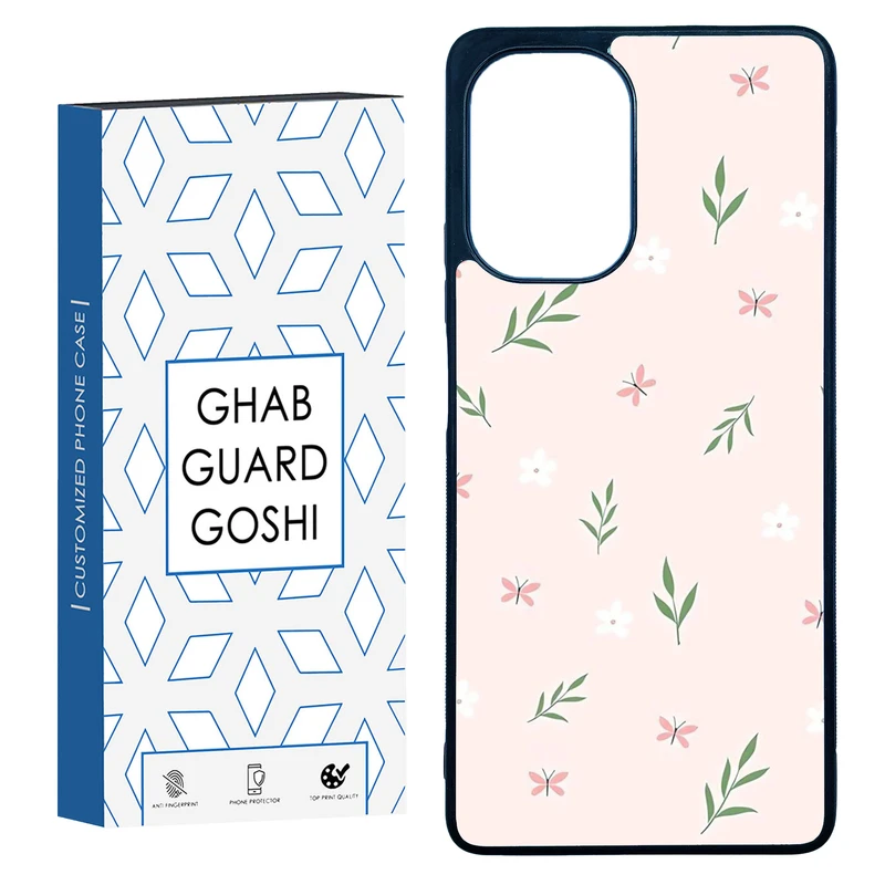 کاور قاب گارد گوشی طرح گل صورتی کد TPU-056 مناسب برای گوشی موبایل شیائومی Poco F5 / Redmi Note 12 Turbo