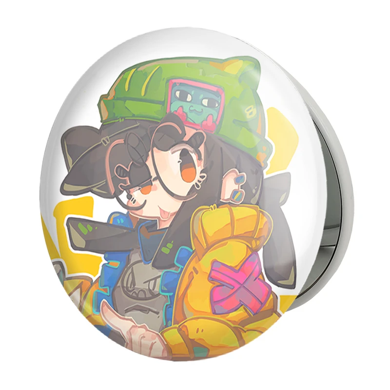 آینه جیبی خندالو طرح بازی ولورانت (Valorant) مدل تاشو کد 33082