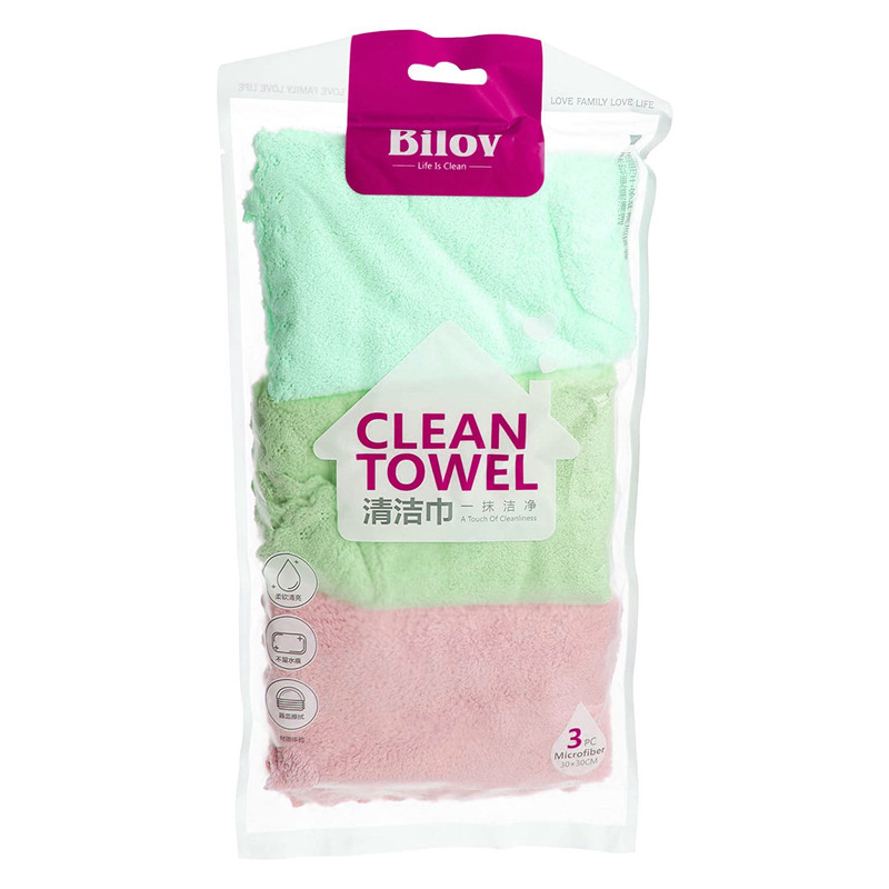 دستمال آشپزخانه بیلوی مدل Clean بسته سه عددی