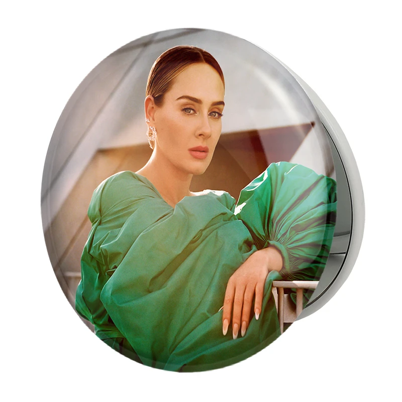 آینه جیبی خندالو طرح ادل Adele مدل تاشو کد 18993 