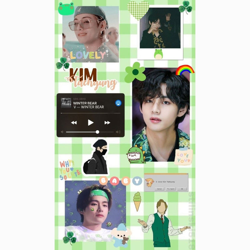 استیکر طرح wallpaper bts group