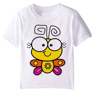 تی شرت آستین کوتاه دخترانه مدل زنبور F29