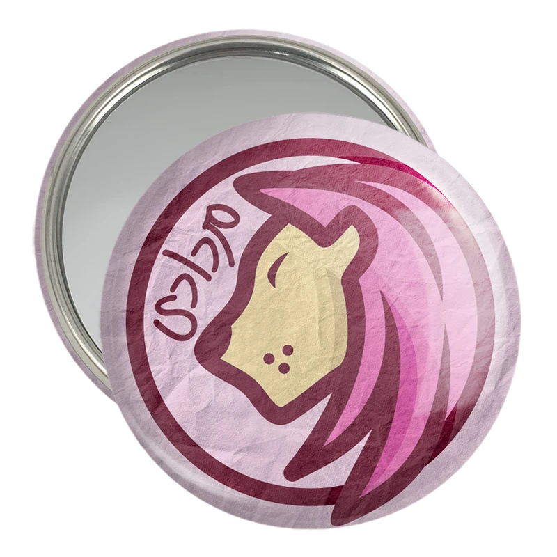 آینه جیبی خندالو مدل ماه تولد مرداد کد 2361