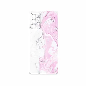 MAHOOT Blanco-Pink-Marble Cover Sticker for Samsung Galaxy A72