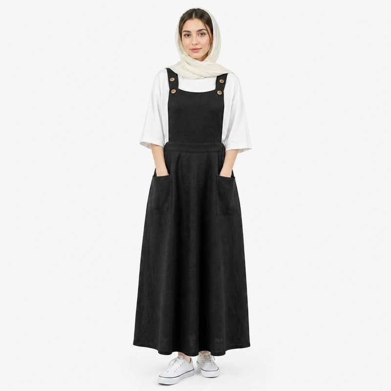 سارافون زنانه مدل Nilva