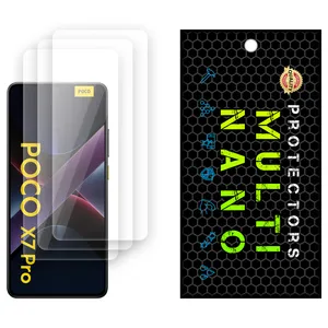 Multi Nano X-S3N Model Transparent Screen Protector Suitable For Xiaomi Poco X7 Pro Mobile Phone Pack Of 3