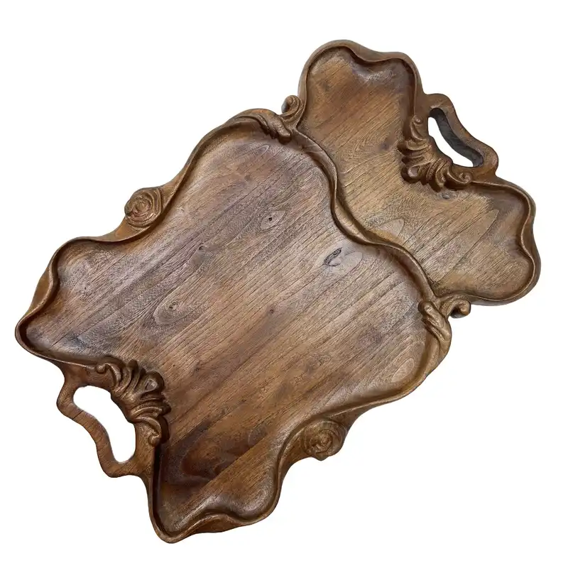 سینی منبت کاری مدل لاله