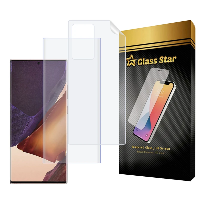 محافظ صفحه نمایش گلس استار مدل UVNANOMTBS مناسب برای گوشی موبایل سامسونگ Galaxy Note 20 Ultra 4G / Note 20 Ultra 5G به همراه محافظ پشت گوشی