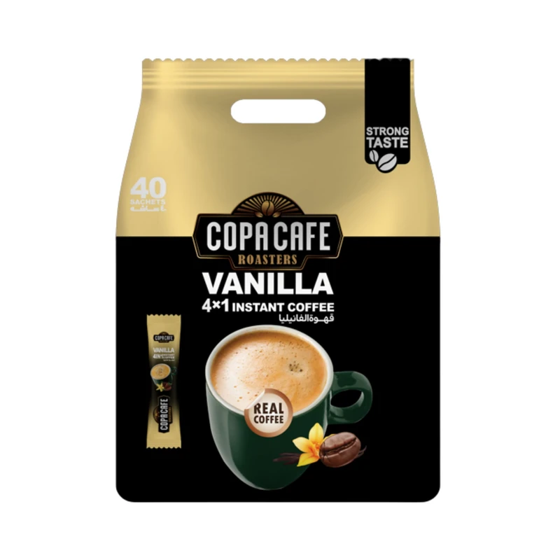 قهوه وانیلی 3 در 1 کوپا - 18 گرم بسته 40 عددی