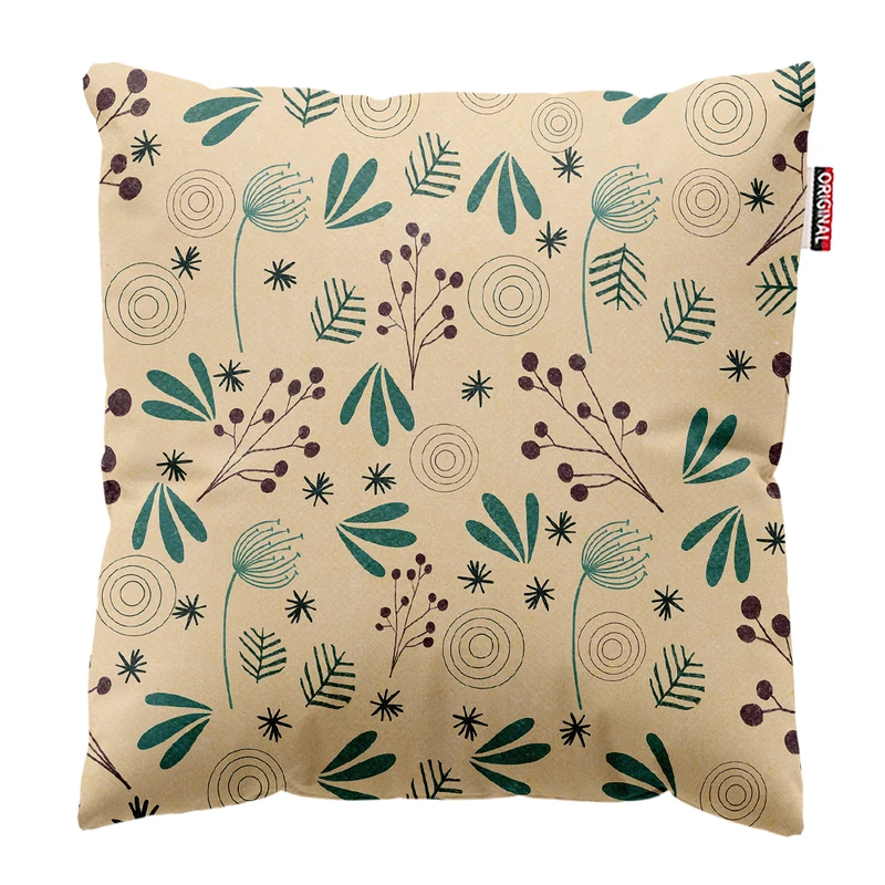 کوسن پاد آفرین مدل بوهو طرح مینیمال کد PK402163 سایز 40*40 سانتی متر