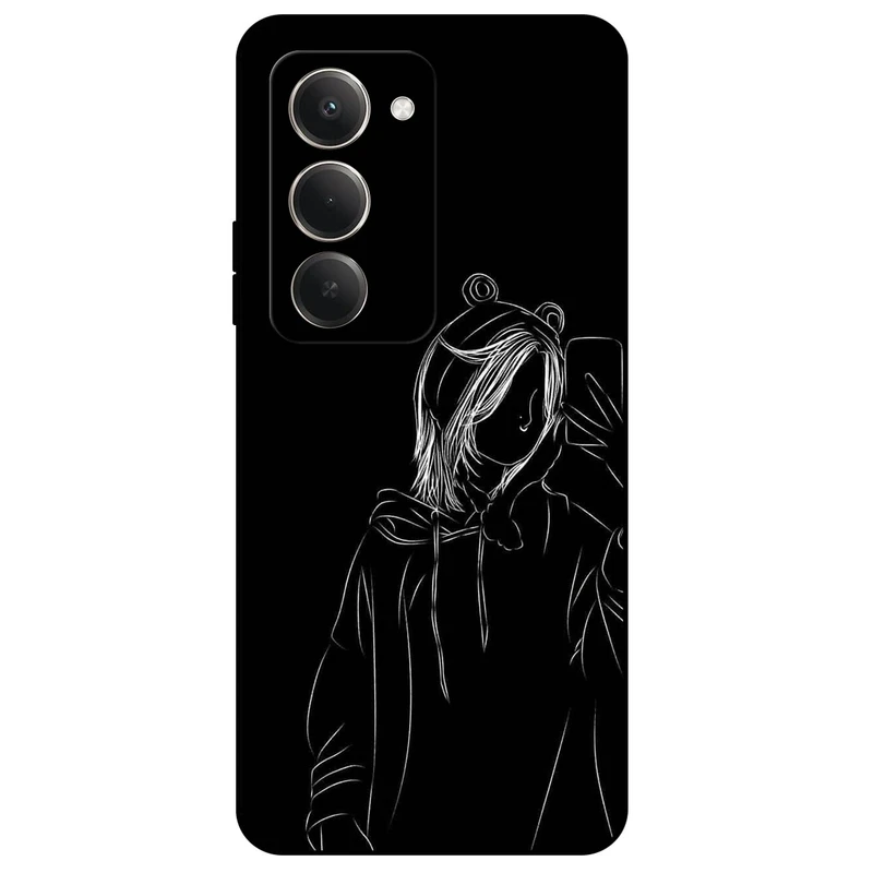 کاور مگافون طرح دخترانه مدل 1841 مناسب برای گوشی موبایل شیائومی Redmi 15 4G
