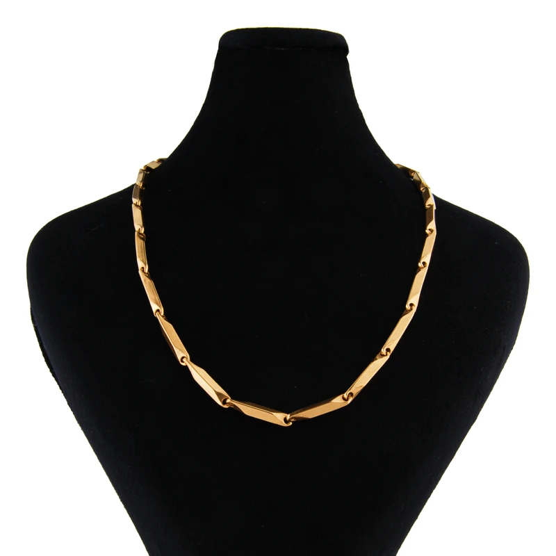 گردنبند مردانه مدل خطی کد 2116